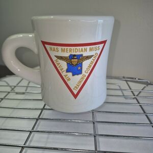 Mug Navy White Ceramic Coffee Tea Mug